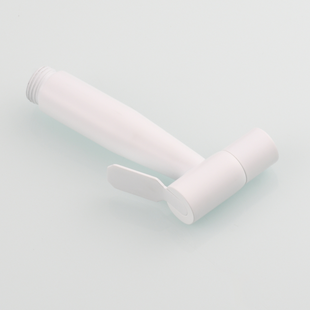 Tecmolog Stainless Steel Bathroom Bidet Sprayer Set, Hot and Cold Concealed Bidet Sprayer Kit for Toilet, Brushed Nickel/Black, WS024F9/WS024CF3