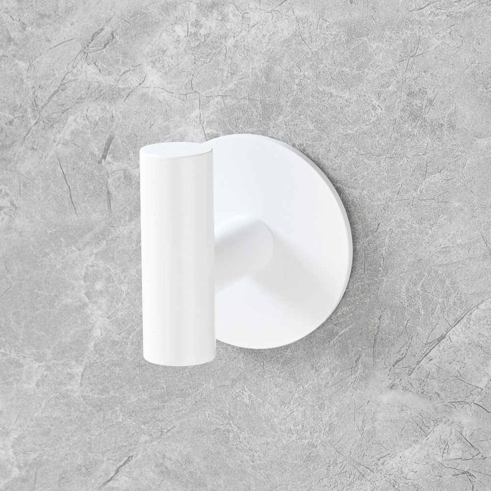 Tecmolog 304 Stainless Steel Nail Free Shower Rack,Wall Hook Bathroom Clothes Hook No Drilling,SBH235NA