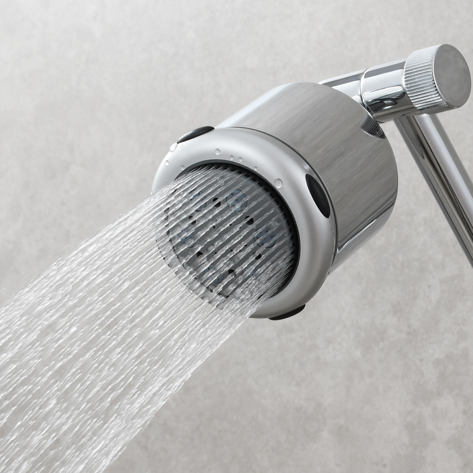 Tecmolog ABS Plastic Three Function Water Outlet Mode Shower Head for Bathroom
