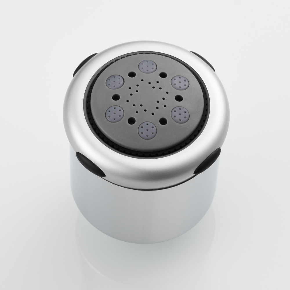 Tecmolog ABS Plastic Three Function Water Outlet Mode Shower Head for Bathroom