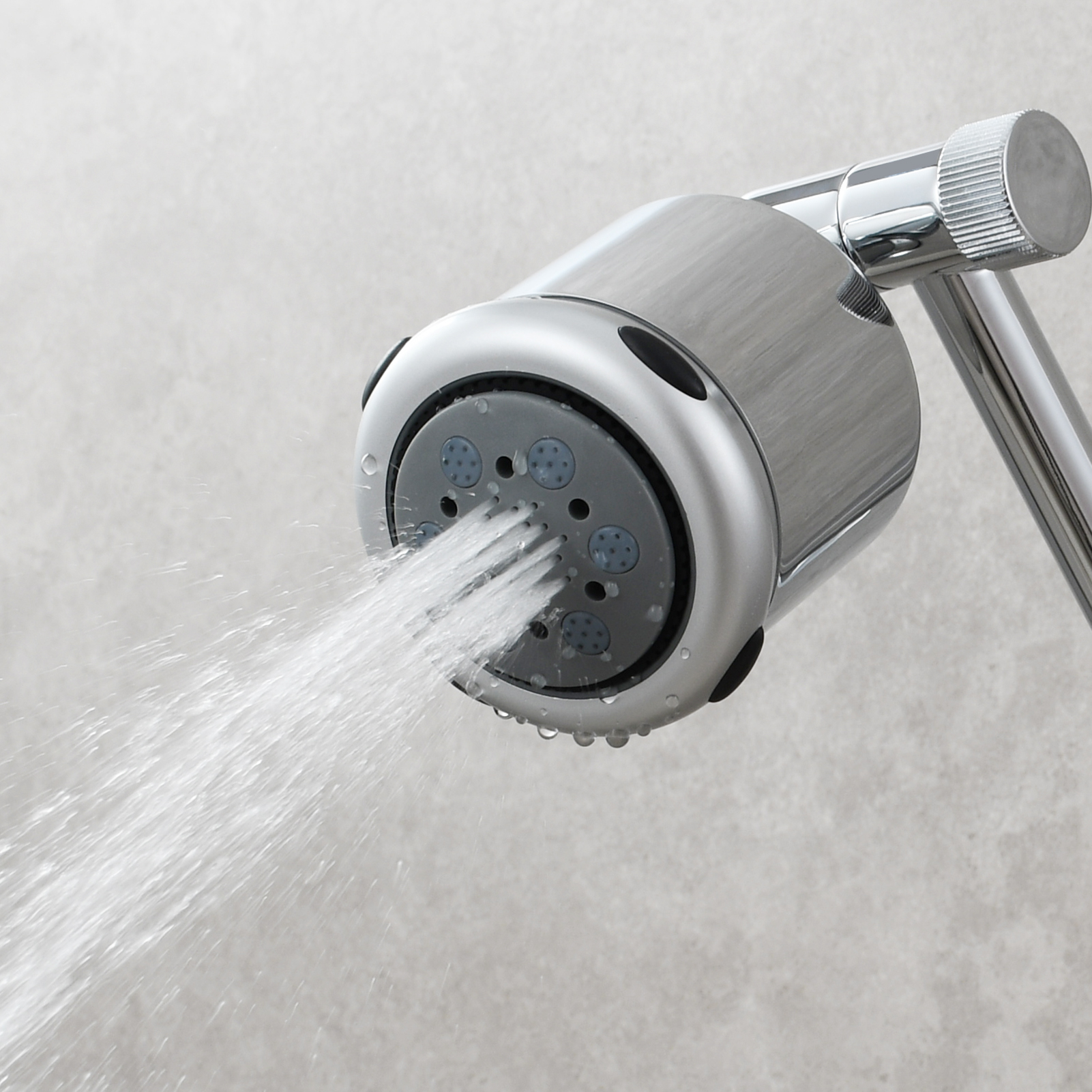 Tecmolog ABS Plastic Three Function Water Outlet Mode Shower Head for Bathroom