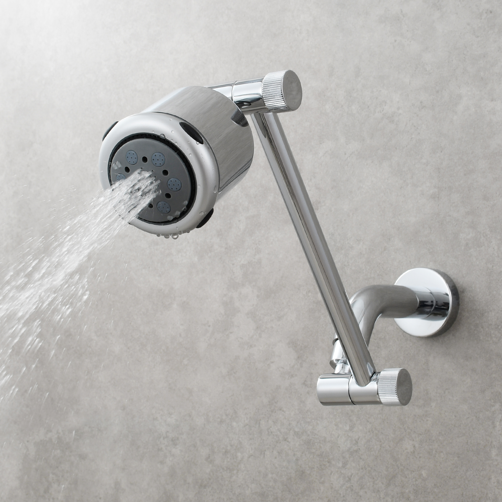 Tecmolog ABS Plastic Three Function Water Outlet Mode Shower Head for Bathroom