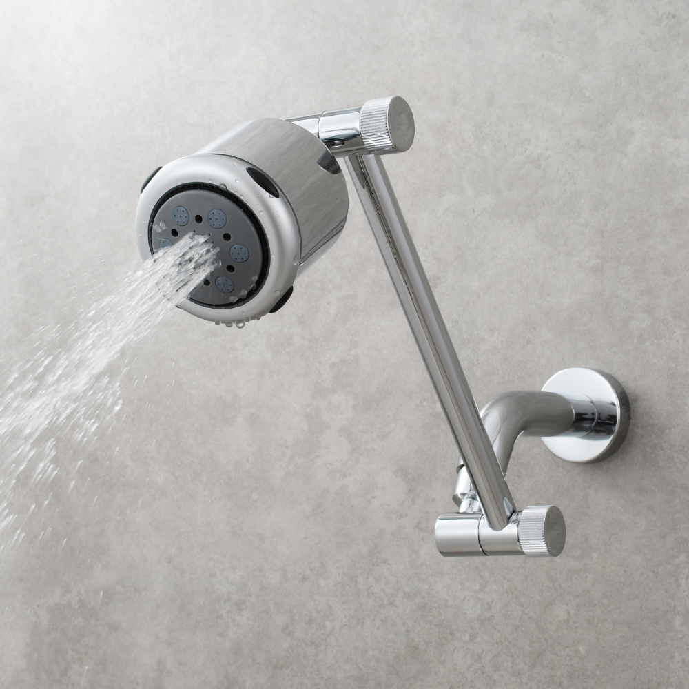 Tecmolog ABS Plastic Three Function Water Outlet Mode Shower Head for Bathroom