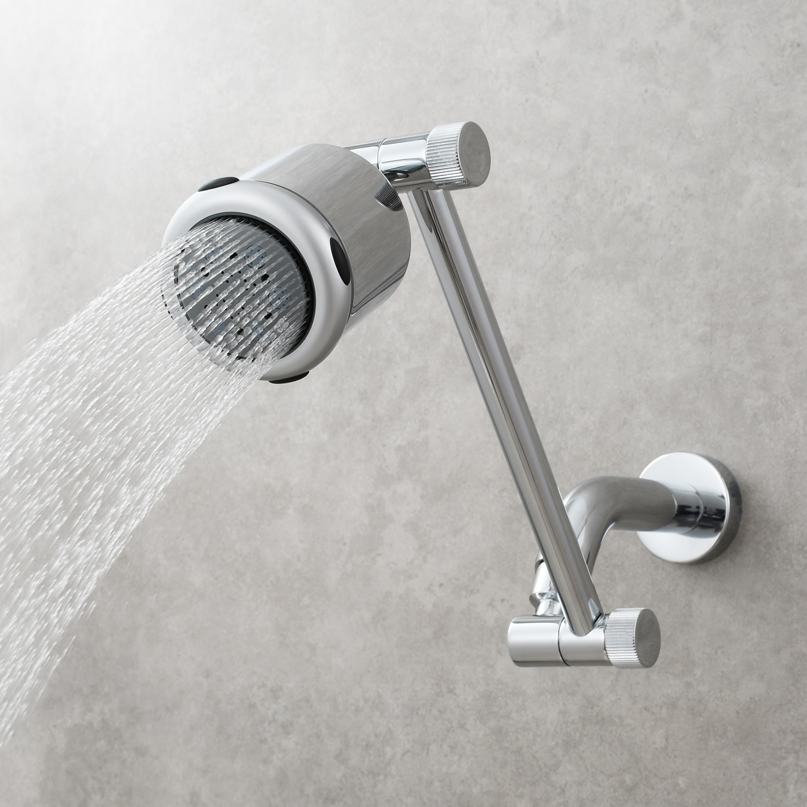 Tecmolog ABS Plastic Three Function Water Outlet Mode Shower Head for Bathroom