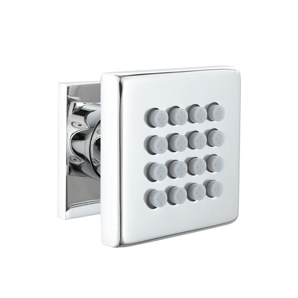 Tecmolog Brass Shower Head Silicone Jet Nozzle for Bathroom,Adjustable Water Outlet Angle