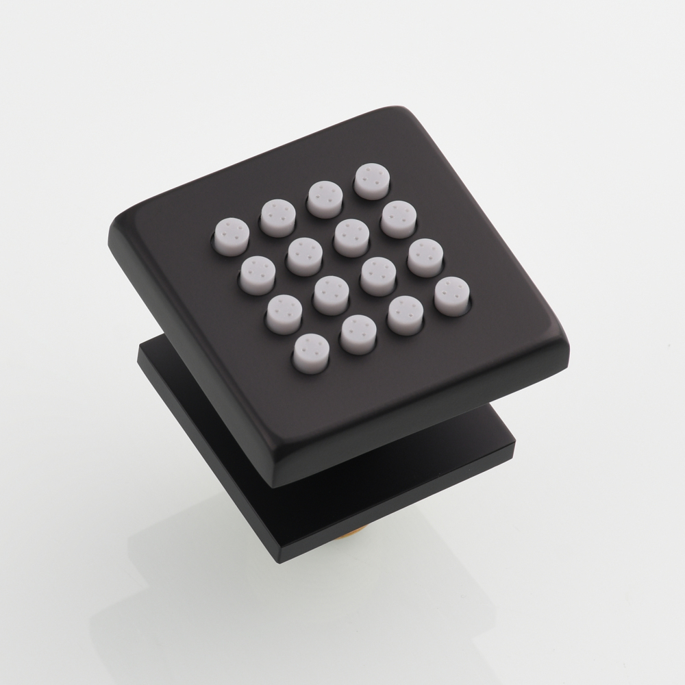 Tecmolog Brass Shower Head Silicone Jet Nozzle for Bathroom,Adjustable Water Outlet Angle