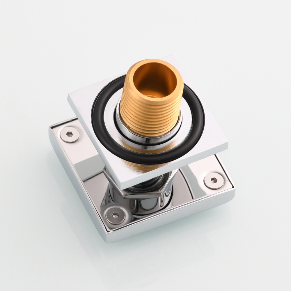 Tecmolog Brass Shower Head Silicone Jet Nozzle for Bathroom,Adjustable Water Outlet Angle