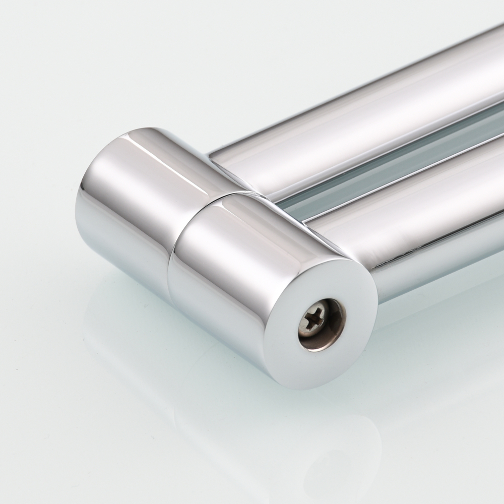 Tecmolog Brass Hot and Cold Folding Fucet,Smooth Handle Deck Mount Faucet for Kitchen