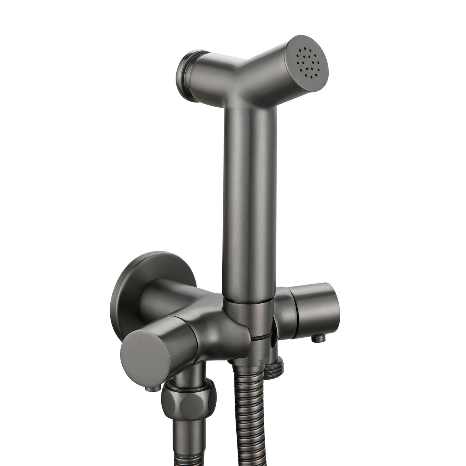 Tecmolog Brass Toilet Bidet Sprayer Set,Bathroom Bidet with Pressurized Water and 1.5m Shower Hose