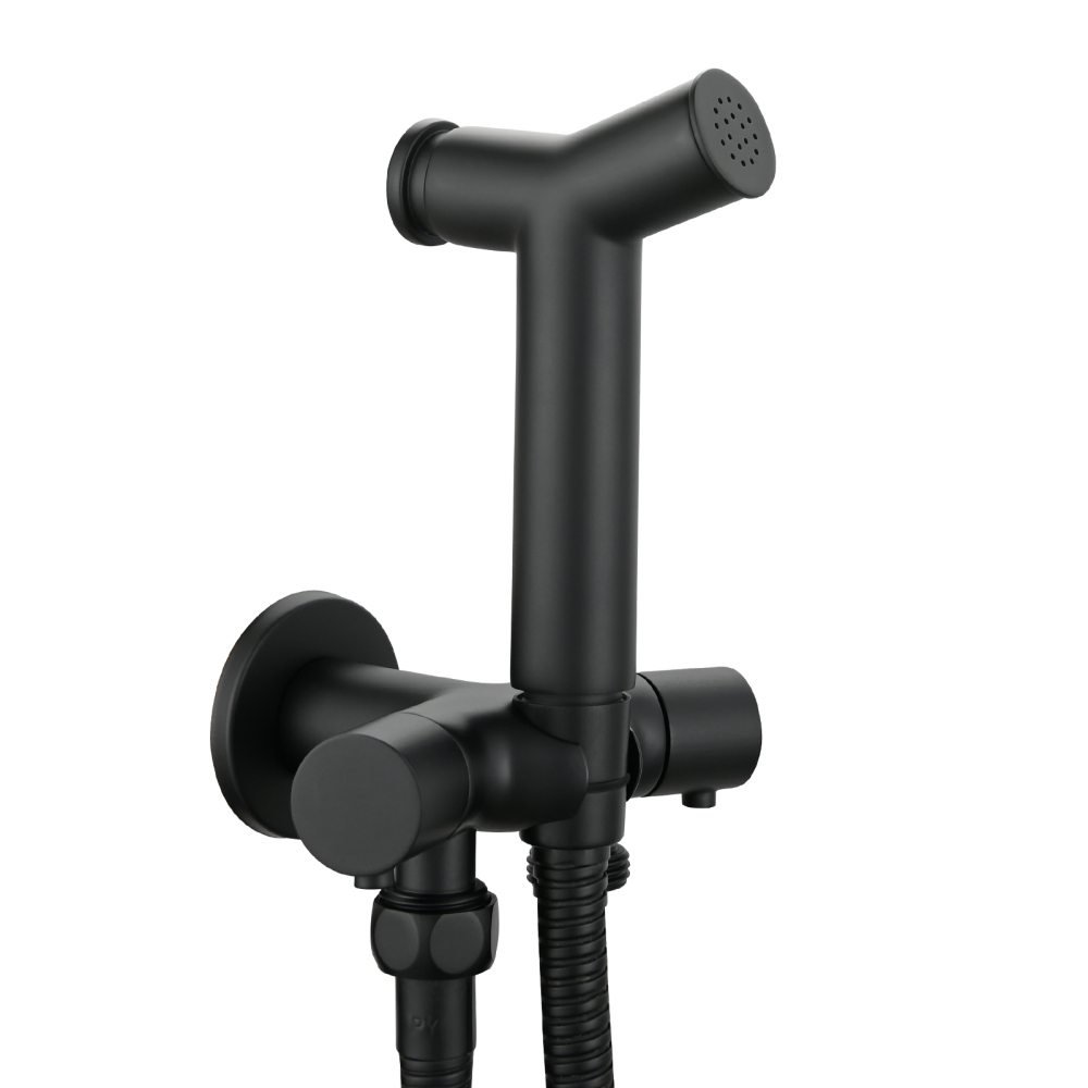 Tecmolog Brass Toilet Bidet Sprayer Set,Bathroom Bidet with Pressurized Water and 1.5m Shower Hose