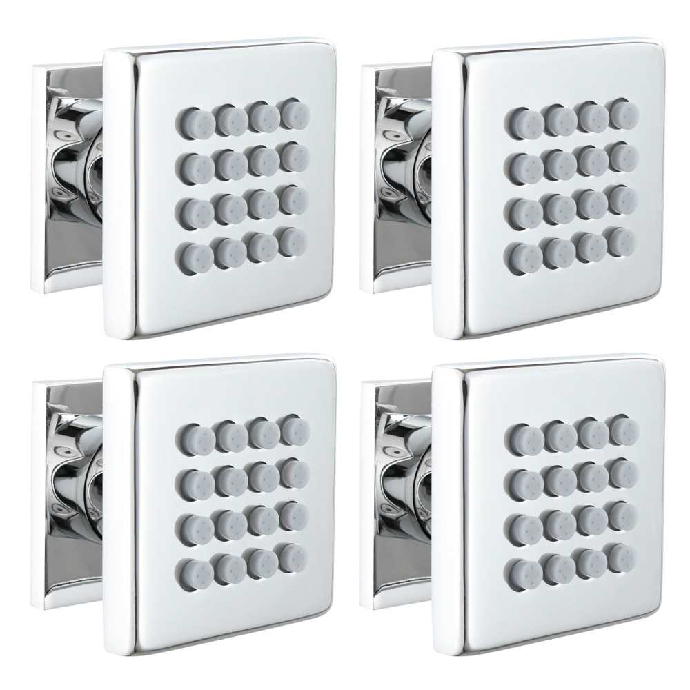 Tecmolog Brass Shower Head Silicone Jet Nozzle for Bathroom,Adjustable Water Outlet Angle