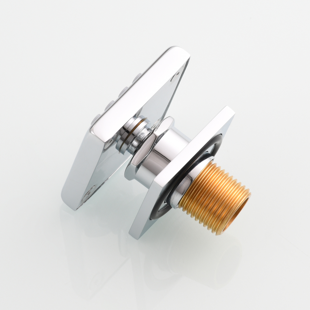 Tecmolog Brass Shower Head Silicone Jet Nozzle for Bathroom,Adjustable Water Outlet Angle