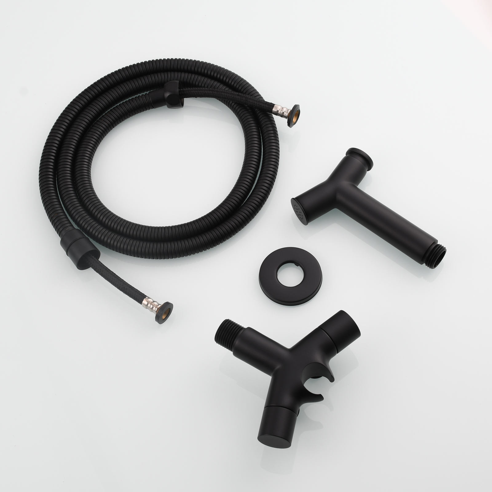 Tecmolog Brass Toilet Bidet Sprayer Set,Bathroom Bidet with Pressurized Water and 1.5m Shower Hose