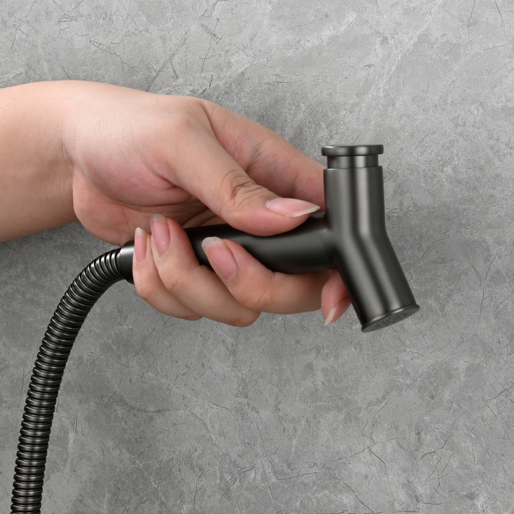 Tecmolog Brass Toilet Bidet Sprayer Set,Bathroom Bidet with Pressurized Water and 1.5m Shower Hose