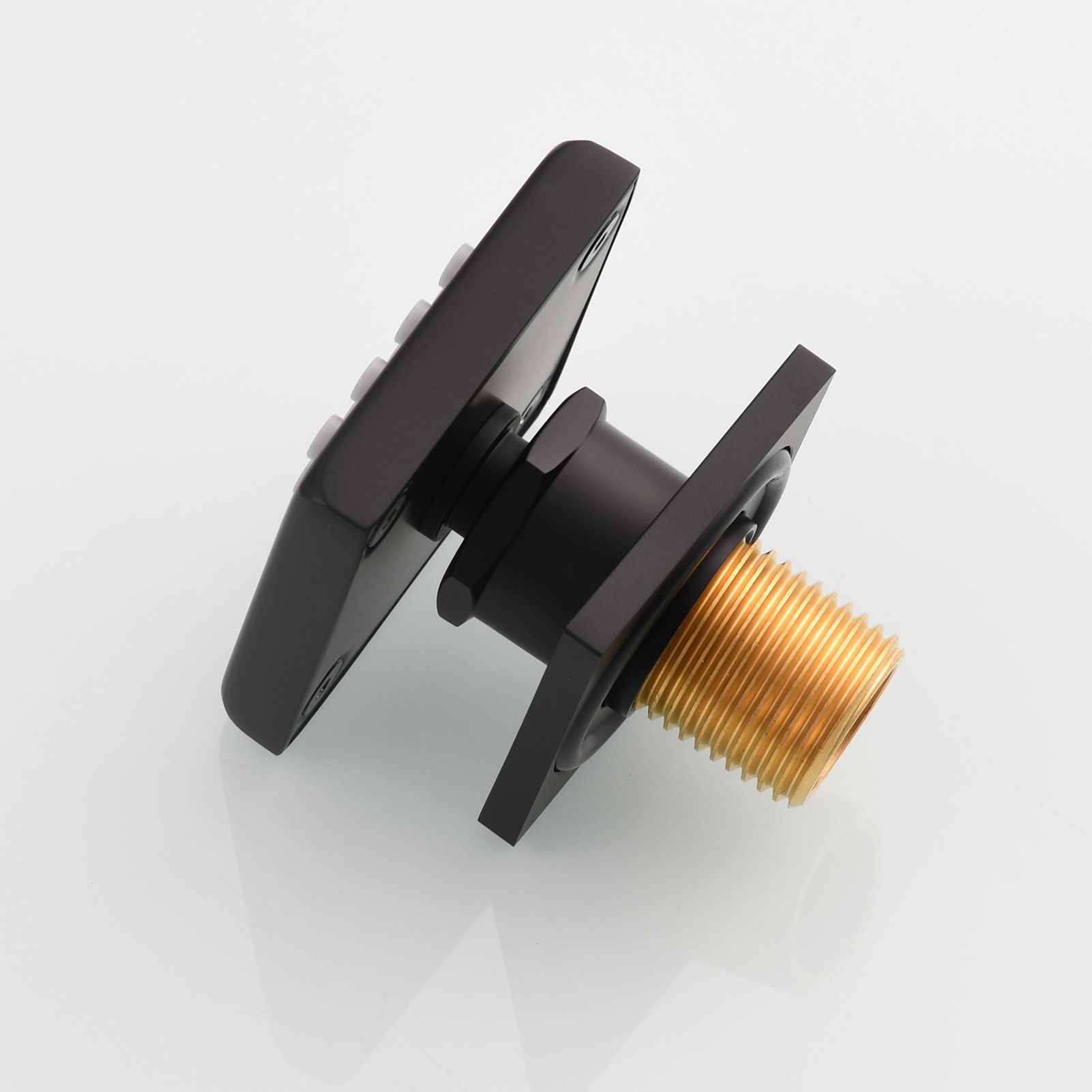Tecmolog Brass Shower Head Silicone Jet Nozzle for Bathroom,Adjustable Water Outlet Angle