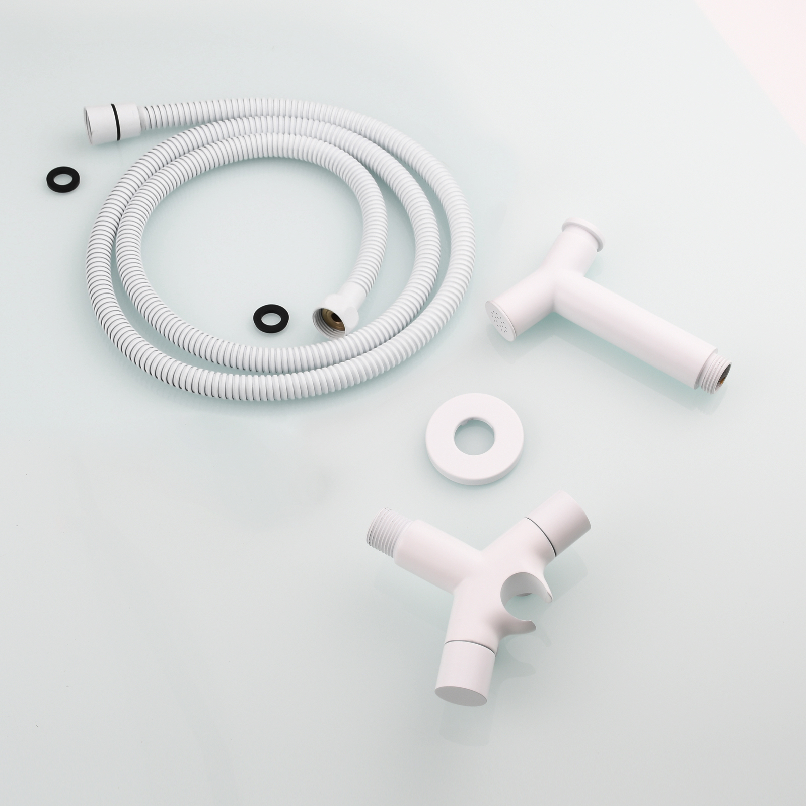 Tecmolog Brass Toilet Bidet Sprayer Set,Bathroom Bidet with Pressurized Water and 1.5m Shower Hose
