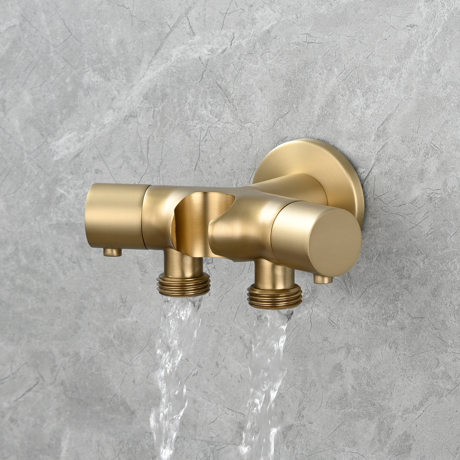Tecmolog Brass Toilet Bidet Sprayer Set,Bathroom Bidet with Pressurized Water and 1.5m Shower Hose