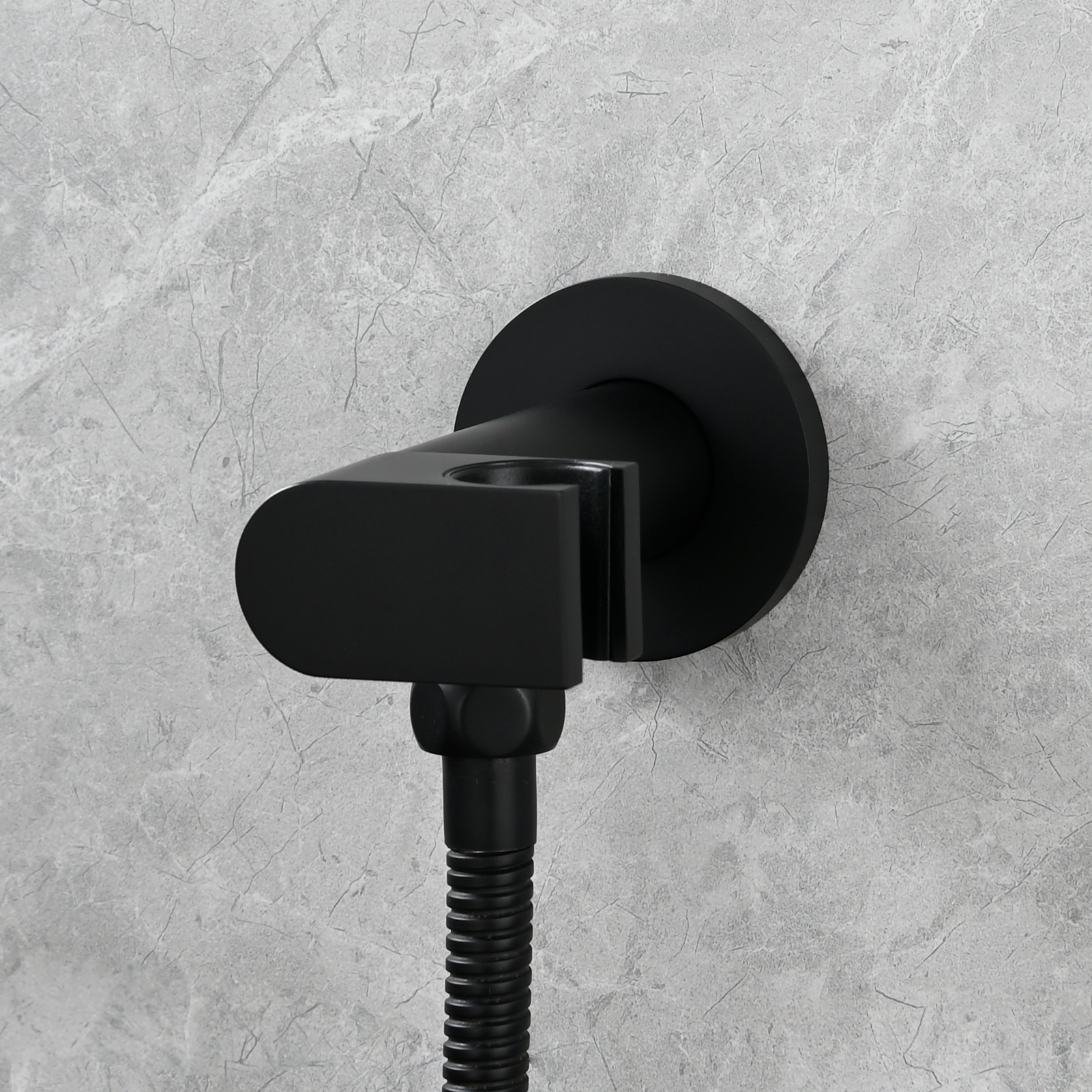 Tecmolog Toilet Bidet Sprayer, Brushed Gold Bidet Sprayer for Toilet Warm Water, Jet Sprayer for Toilet with Hot and Cold Mixer Valve