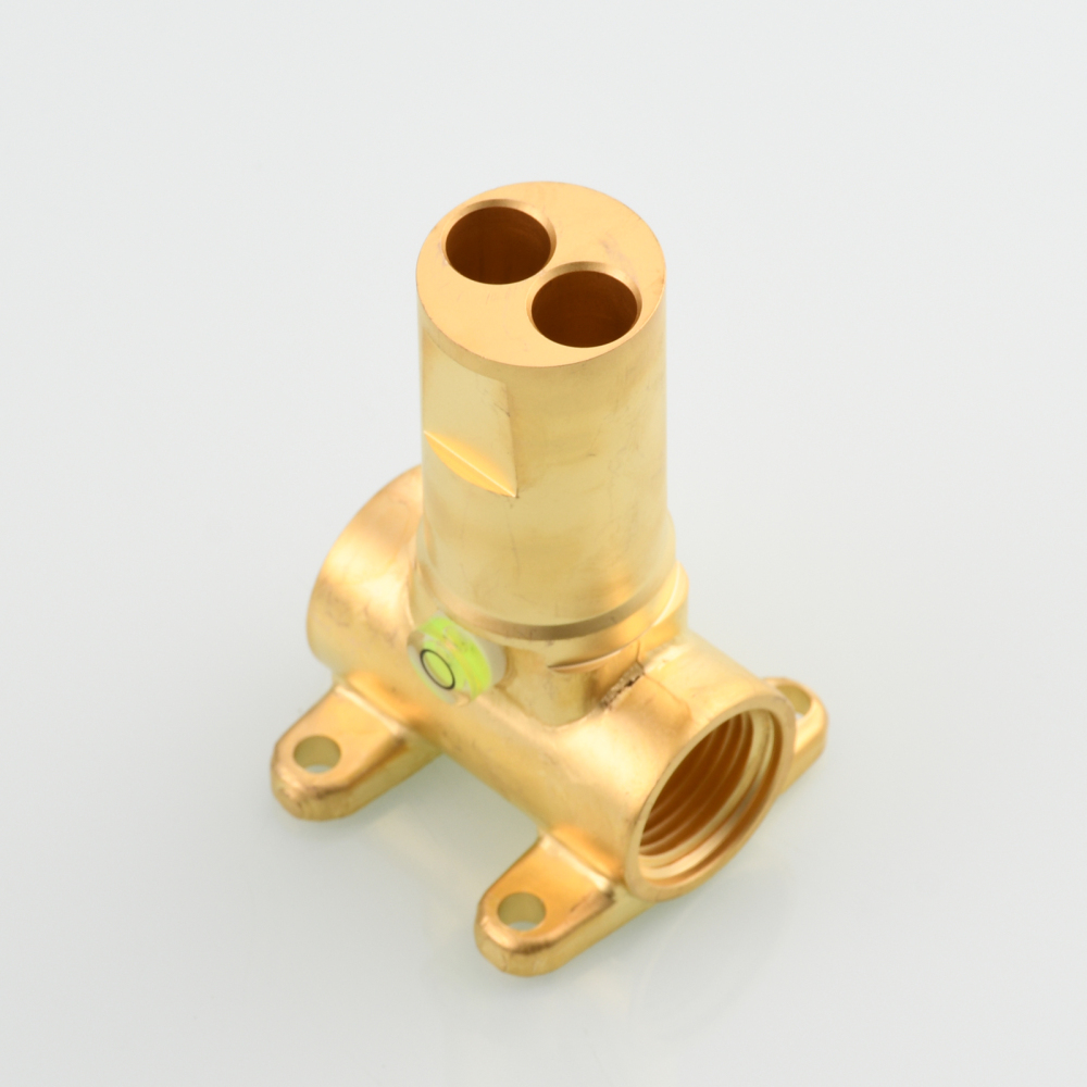 Tecmolog Toilet Bidet Sprayer, Brushed Gold Bidet Sprayer for Toilet Warm Water, Jet Sprayer for Toilet with Hot and Cold Mixer Valve