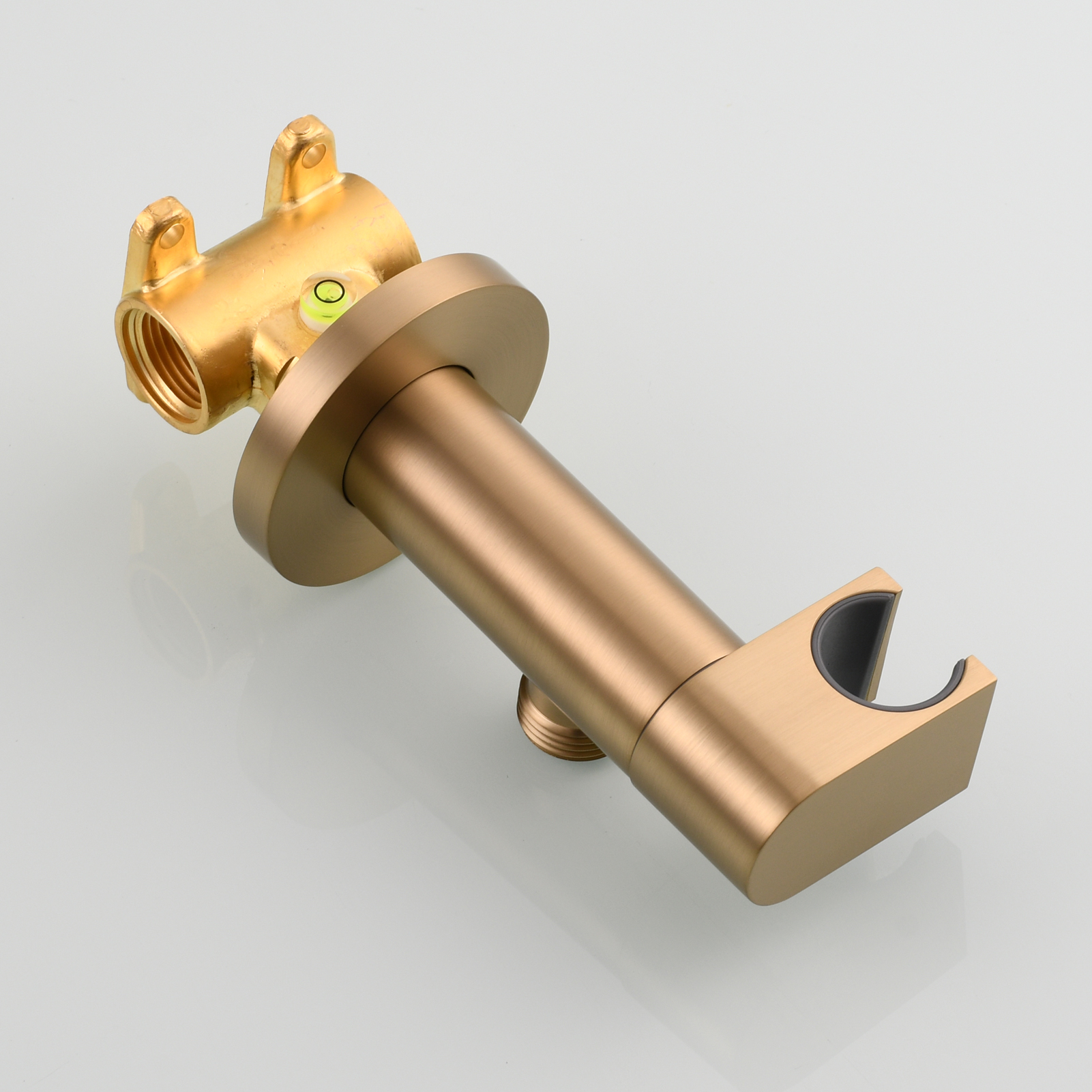 Tecmolog Toilet Bidet Sprayer, Brushed Gold Bidet Sprayer for Toilet Warm Water, Jet Sprayer for Toilet with Hot and Cold Mixer Valve