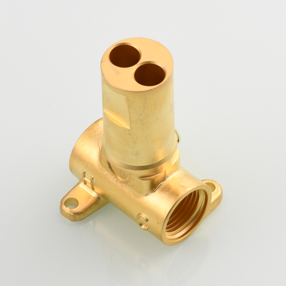 Tecmolog Toilet Bidet Sprayer, Brushed Gold Bidet Sprayer for Toilet Warm Water, Jet Sprayer for Toilet with Hot and Cold Mixer Valve