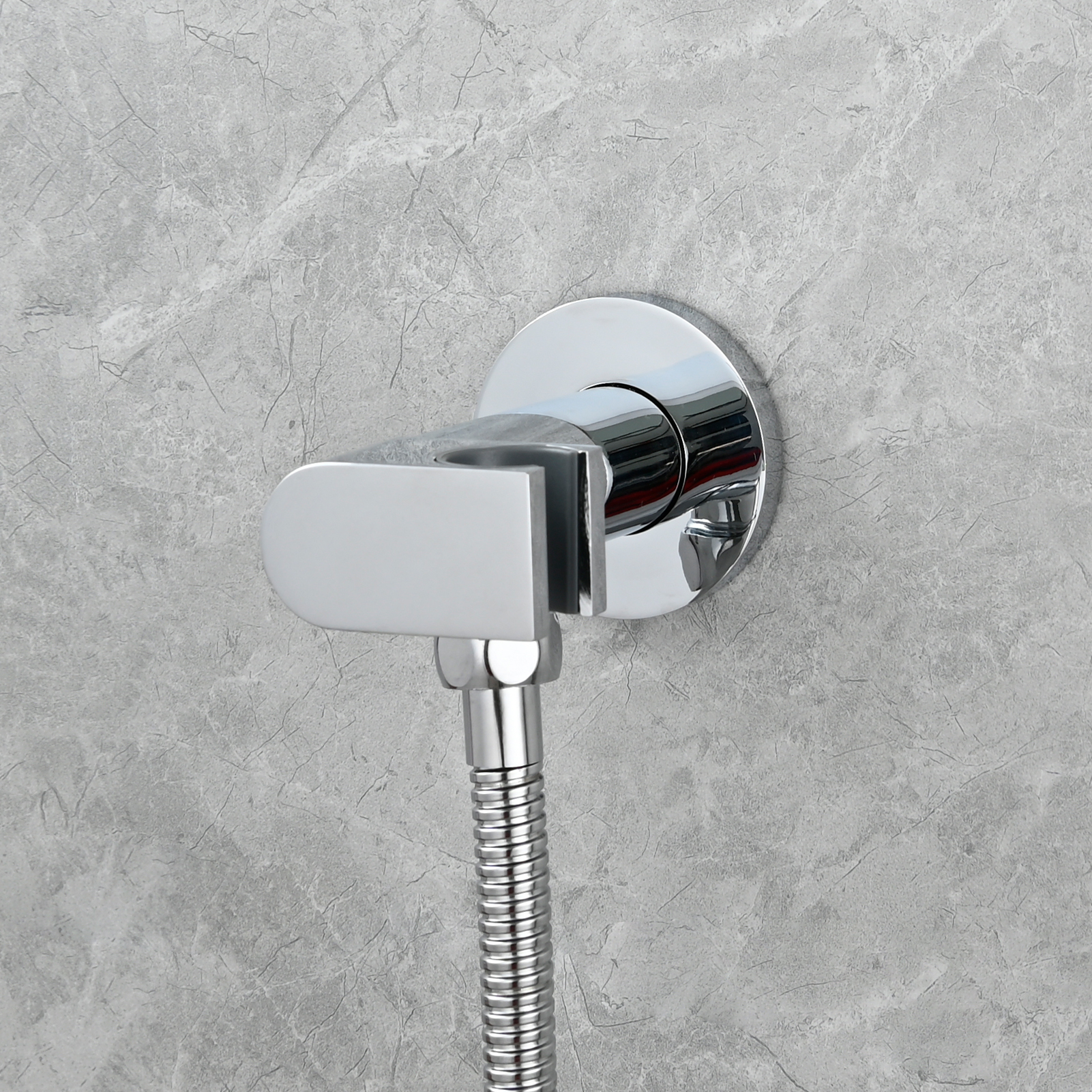 Tecmolog Toilet Bidet Sprayer, Brushed Gold Bidet Sprayer for Toilet Warm Water, Jet Sprayer for Toilet with Hot and Cold Mixer Valve