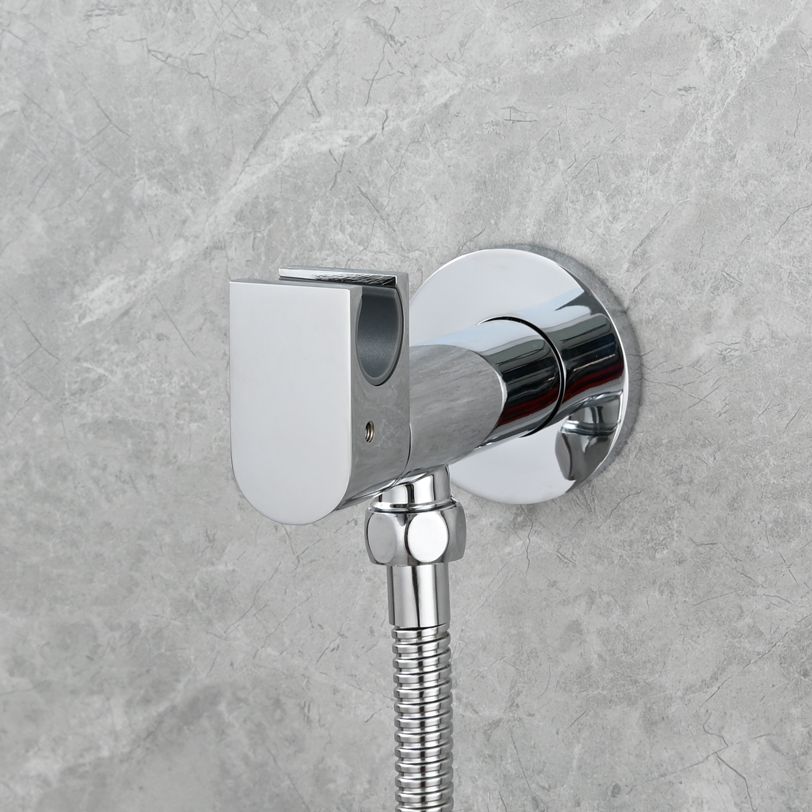 Tecmolog Toilet Bidet Sprayer, Brushed Gold Bidet Sprayer for Toilet Warm Water, Jet Sprayer for Toilet with Hot and Cold Mixer Valve