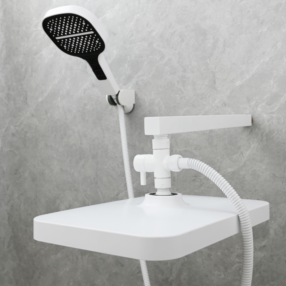 Tecmolog Brass Shower Arm Diverter Valve for Hand Held Showerhead 3 Way Shower Diverter Valve G1/2 DSF007/DSF007NA/DSF007C