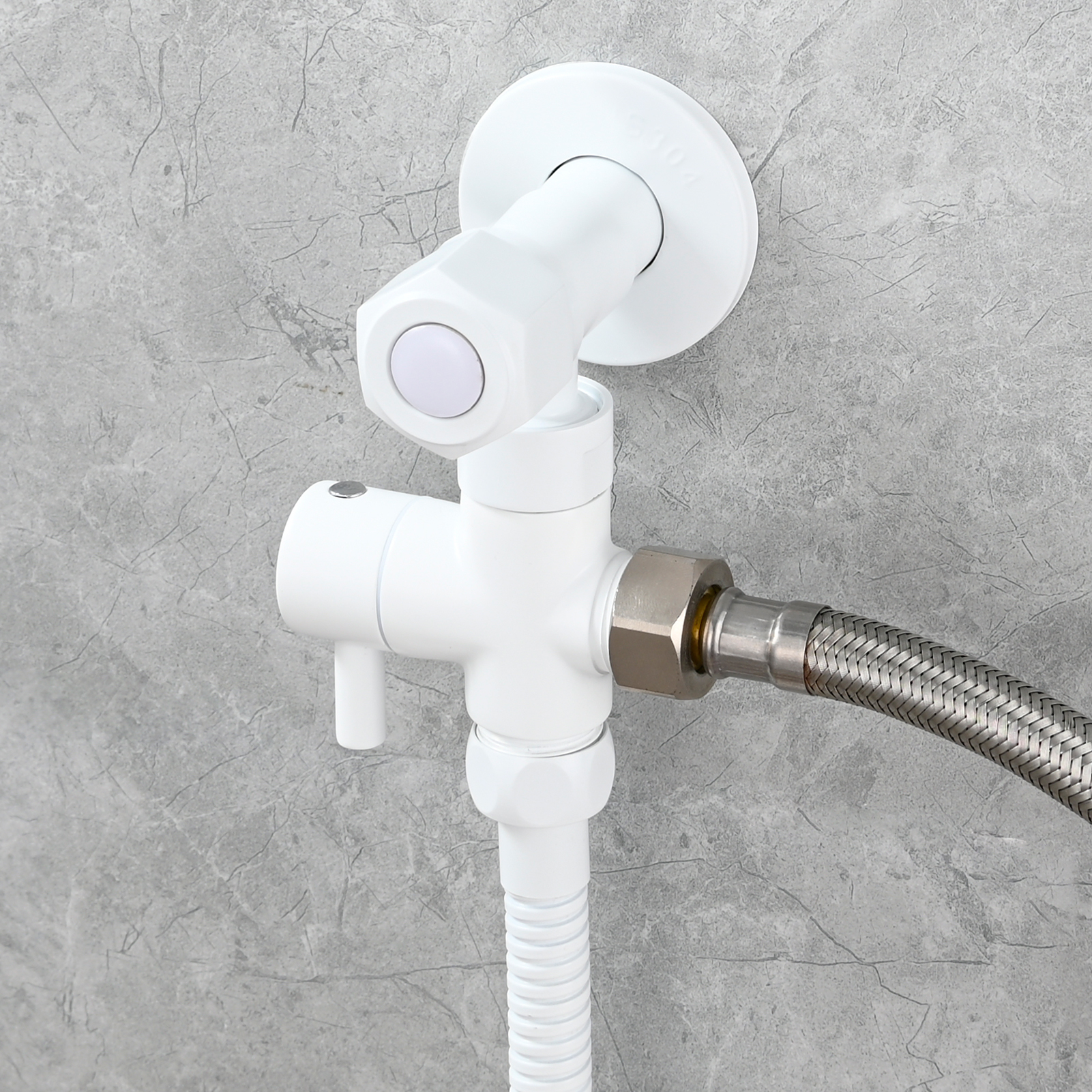 Tecmolog Brass Shower Arm Diverter Valve for Hand Held Showerhead 3 Way Shower Diverter Valve G1/2 DSF007/DSF007NA/DSF007C