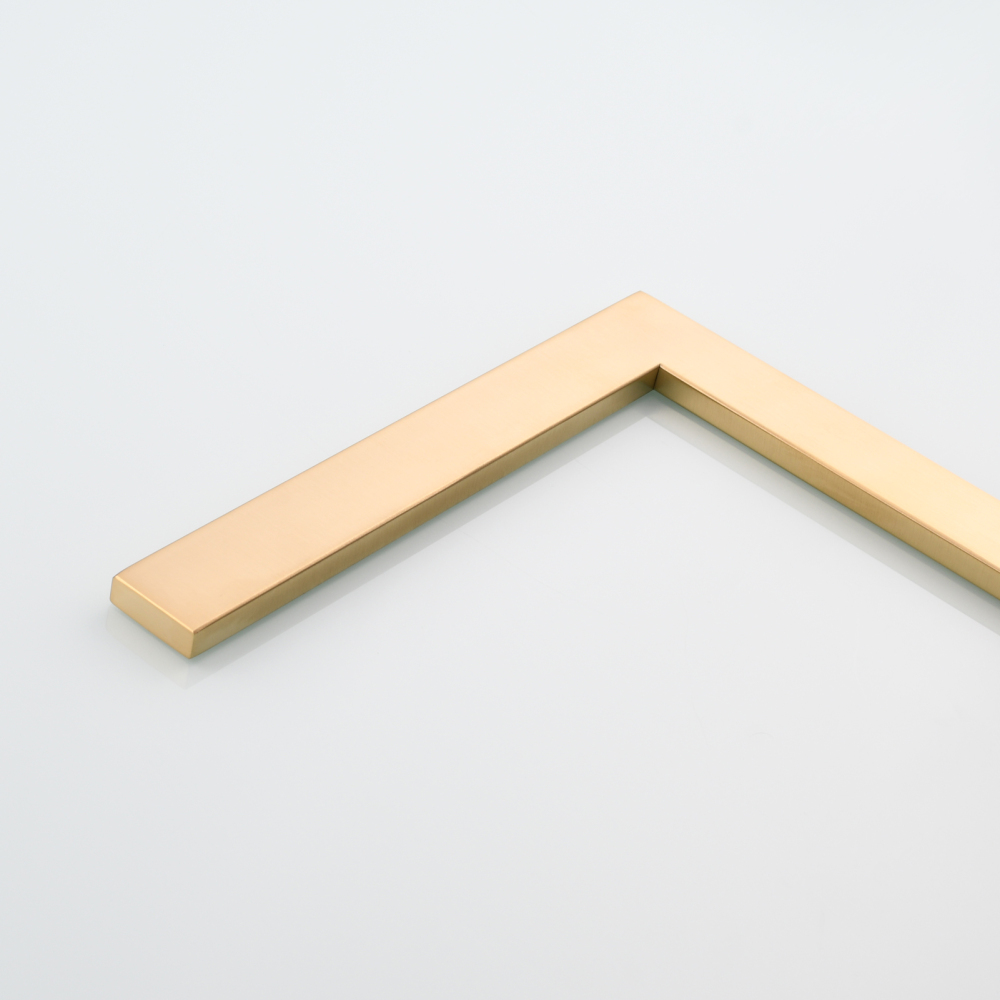 Tecmolog SUS304 Stainless Steel Towel Holder,Freestanding Bathroom Marble Basin Double Towel Rack,Brushed Gold,Black