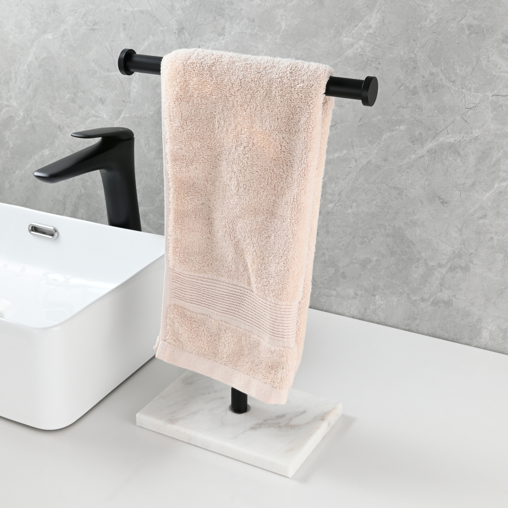 Tecmolog 304 Stainless Steel Towel Holder,Marble Nail Free Bracket Paper Holder