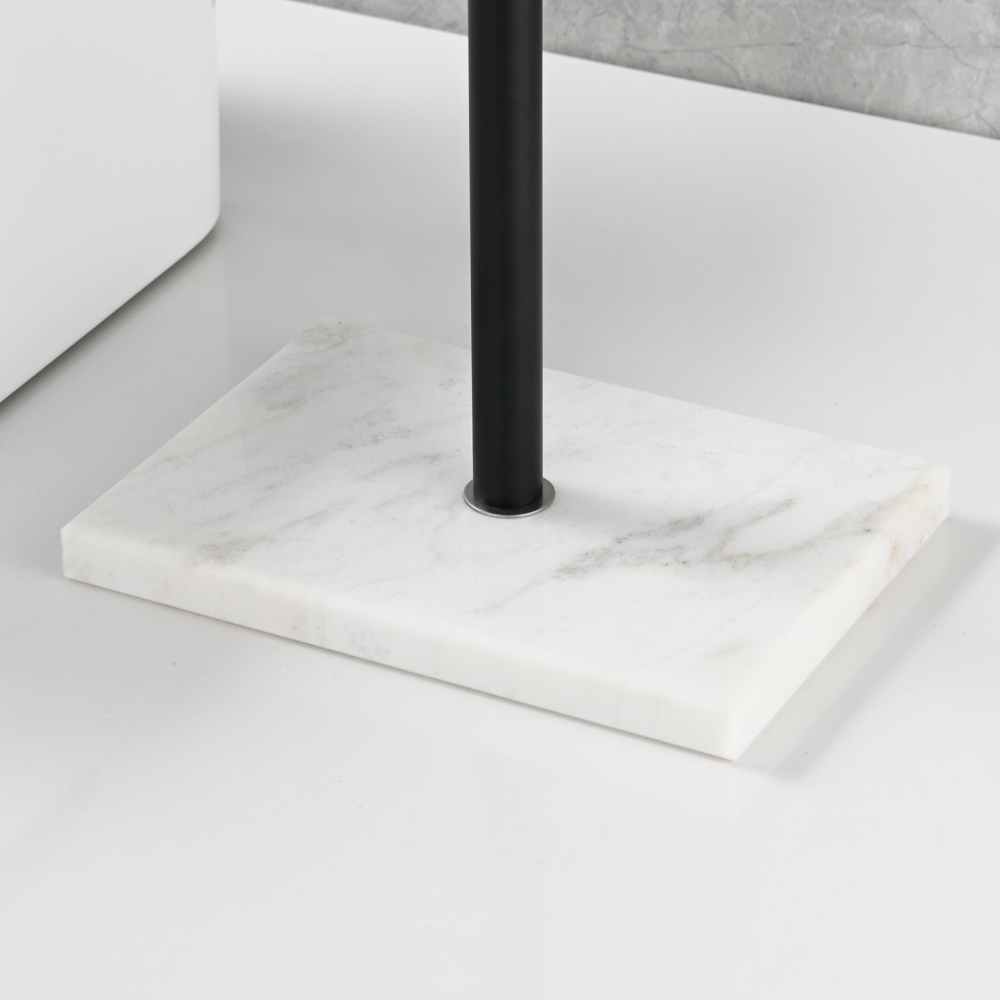 Tecmolog 304 Stainless Steel Towel Holder,Marble Nail Free Bracket Paper Holder