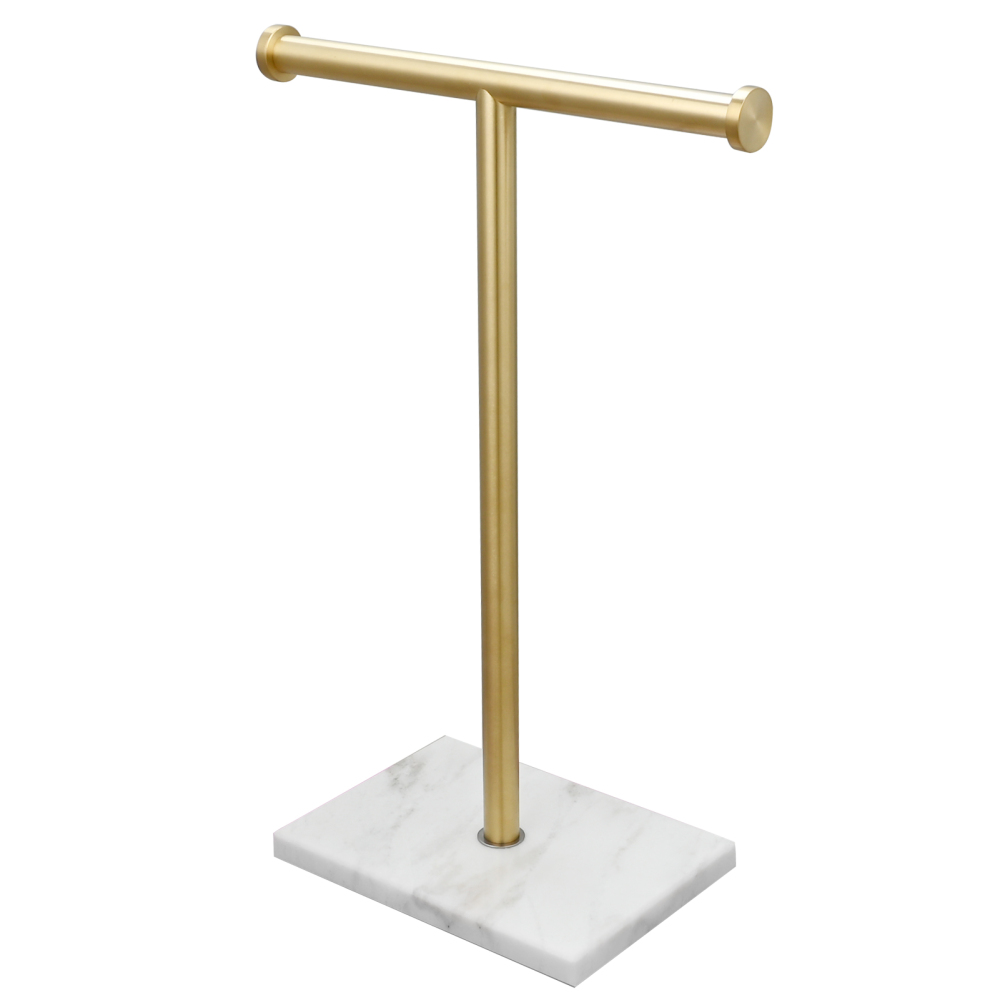 Tecmolog 304 Stainless Steel Towel Holder,Marble Nail Free Bracket Paper Holder