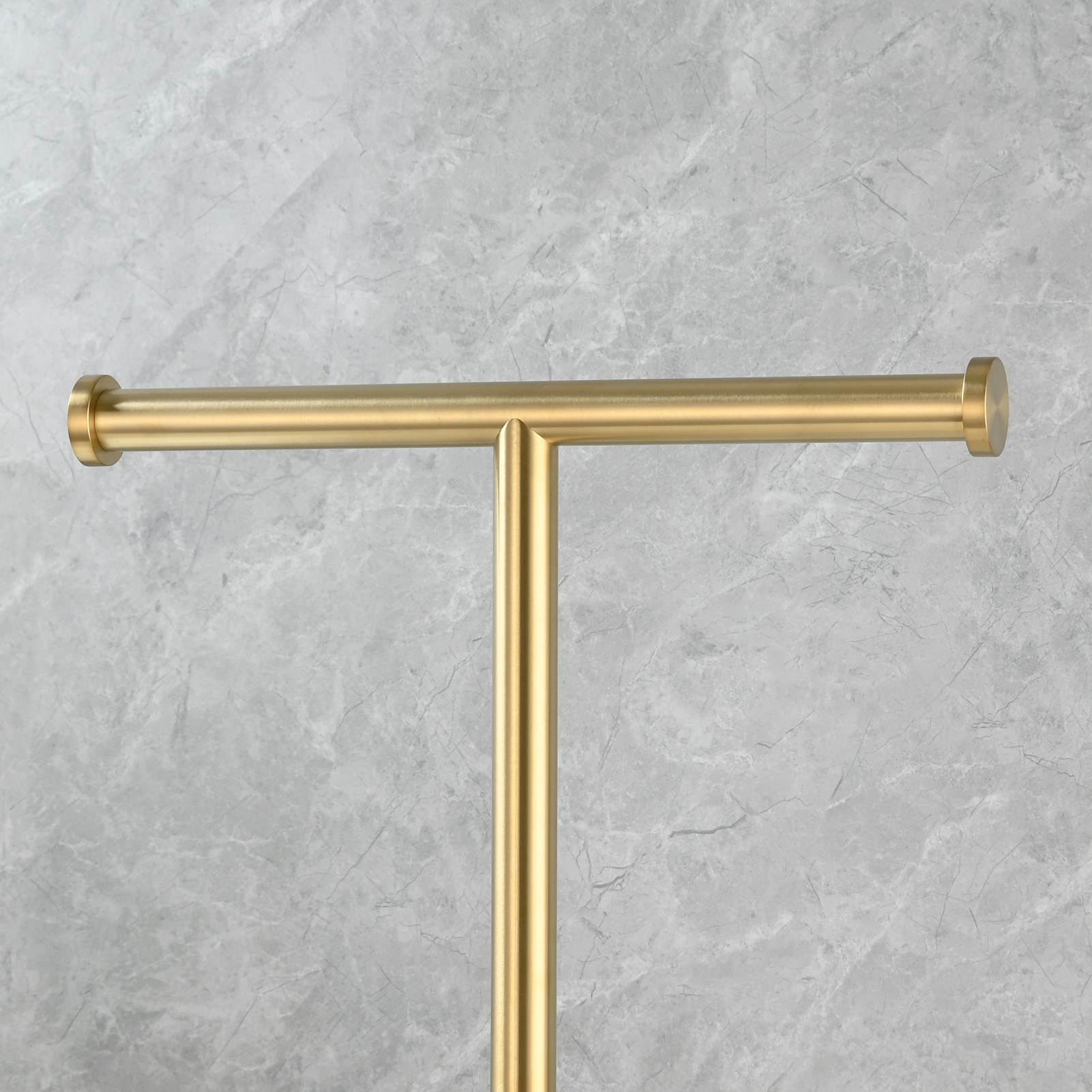 Tecmolog 304 Stainless Steel Towel Holder,Marble Nail Free Bracket Paper Holder