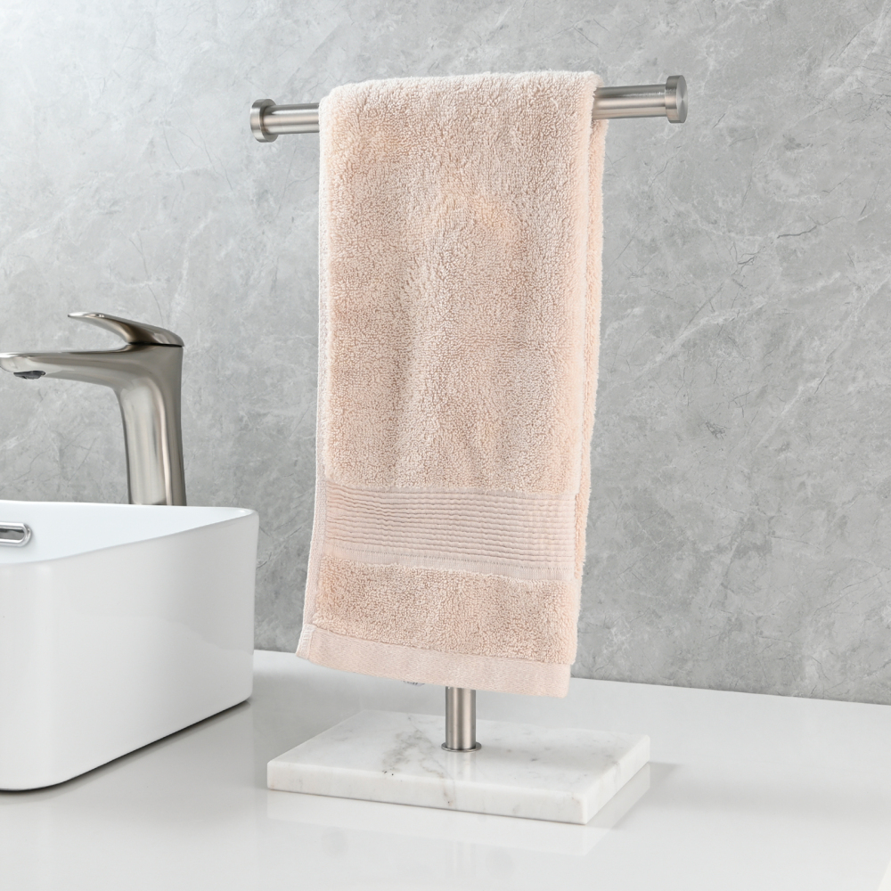Tecmolog 304 Stainless Steel Towel Holder,Marble Nail Free Bracket Paper Holder