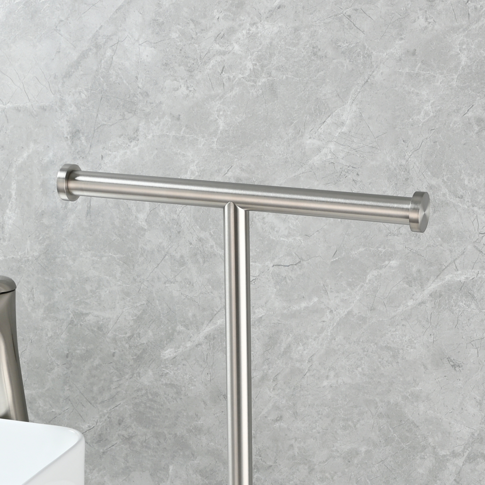 Tecmolog 304 Stainless Steel Towel Holder,Marble Nail Free Bracket Paper Holder