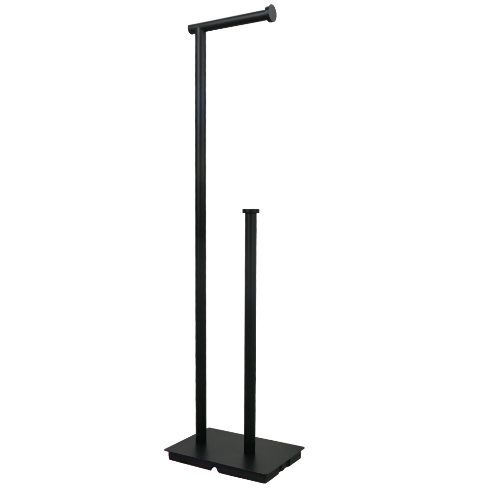 Tecmolog Free Standing Toilet Paper Holder with Reserve Storage 3-4 Toilet Paper Rolls, Stainless Steel Brushed Nickel,SBH266ANA