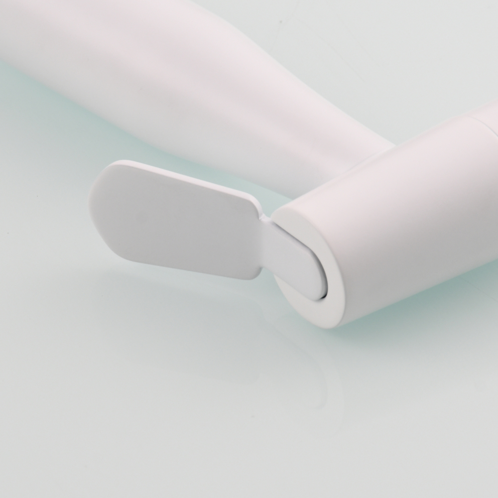 Tecmolog Stainless Steel White Bidet Sprayer Set Dual Function Shattaf with Holder and Hose