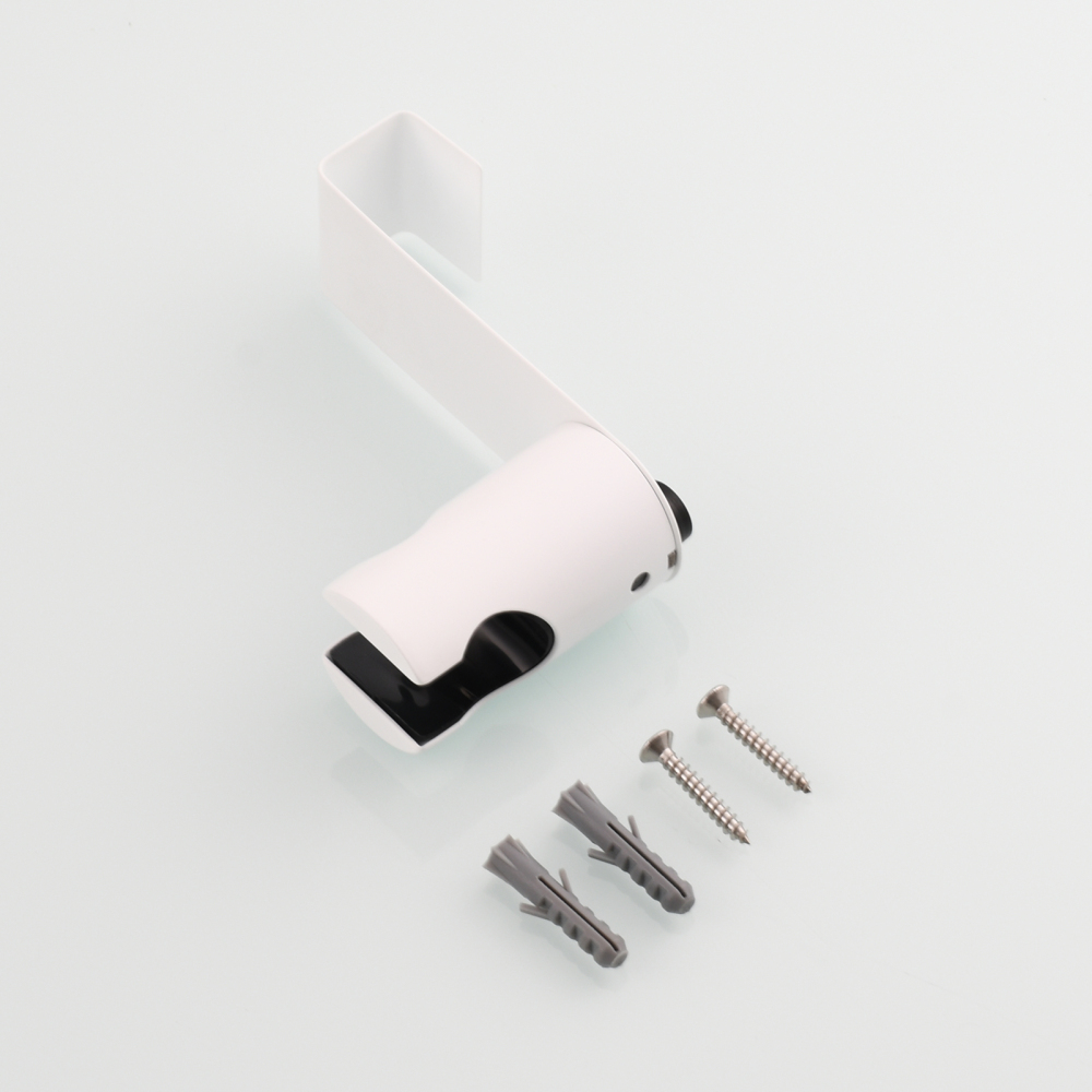 Tecmolog Stainless Steel White Bidet Sprayer Set Dual Function Shattaf with Holder and Hose