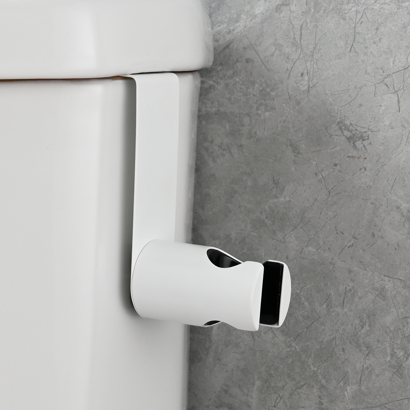 Tecmolog Stainless Steel Bidet Sprayer Holder(Showerhead holder), Wall Mounted/Hanging on for Toilet/Washroom