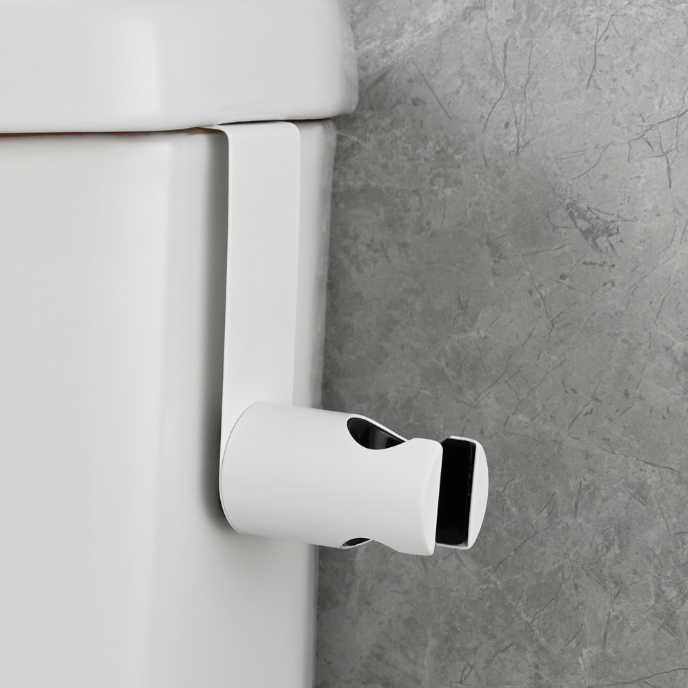 Tecmolog Stainless Steel Bidet Sprayer Holder(Showerhead holder), Wall Mounted/Hanging on for Toilet/Washroom