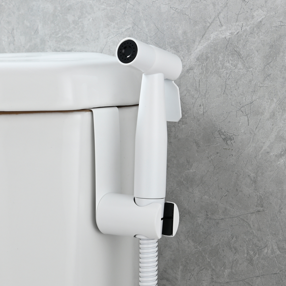 Tecmolog Stainless Steel Bidet Sprayer Holder(Showerhead holder), Wall Mounted/Hanging on for Toilet/Washroom