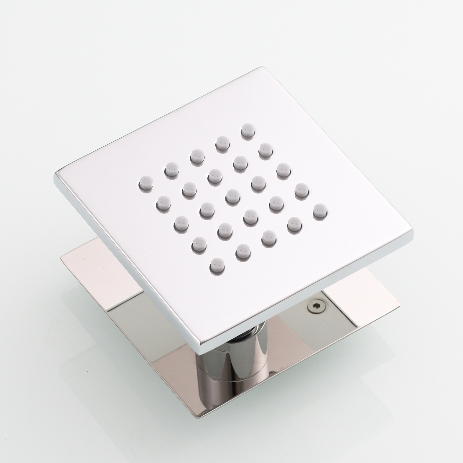 Tecmolog Brass Shower Body Spray Jets Wall Mount Flow Square Shower Jets and 360° Rotation