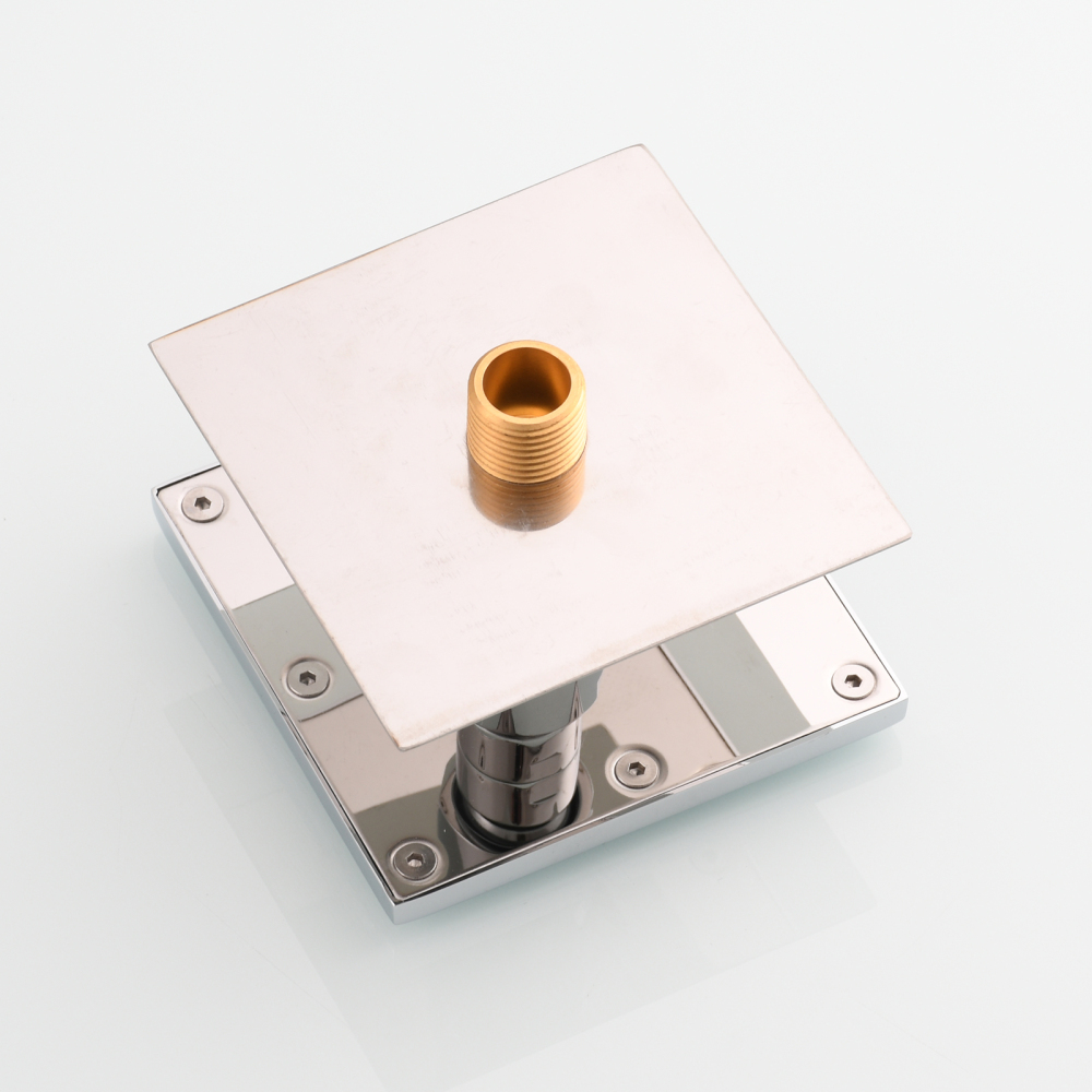 Tecmolog Brass Shower Body Spray Jets Wall Mount Flow Square Shower Jets and 360° Rotation
