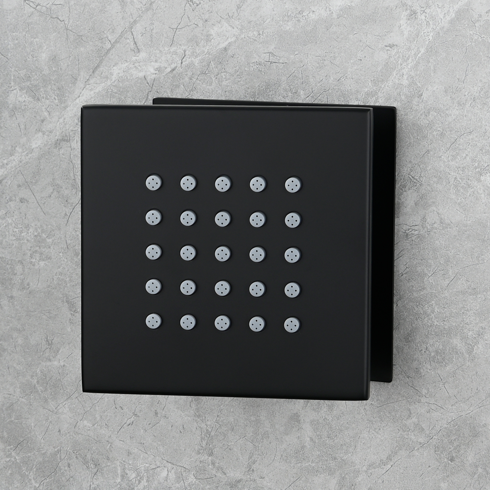 Tecmolog Brass Shower Body Spray Jets Wall Mount Flow Square Shower Jets and 360° Rotation