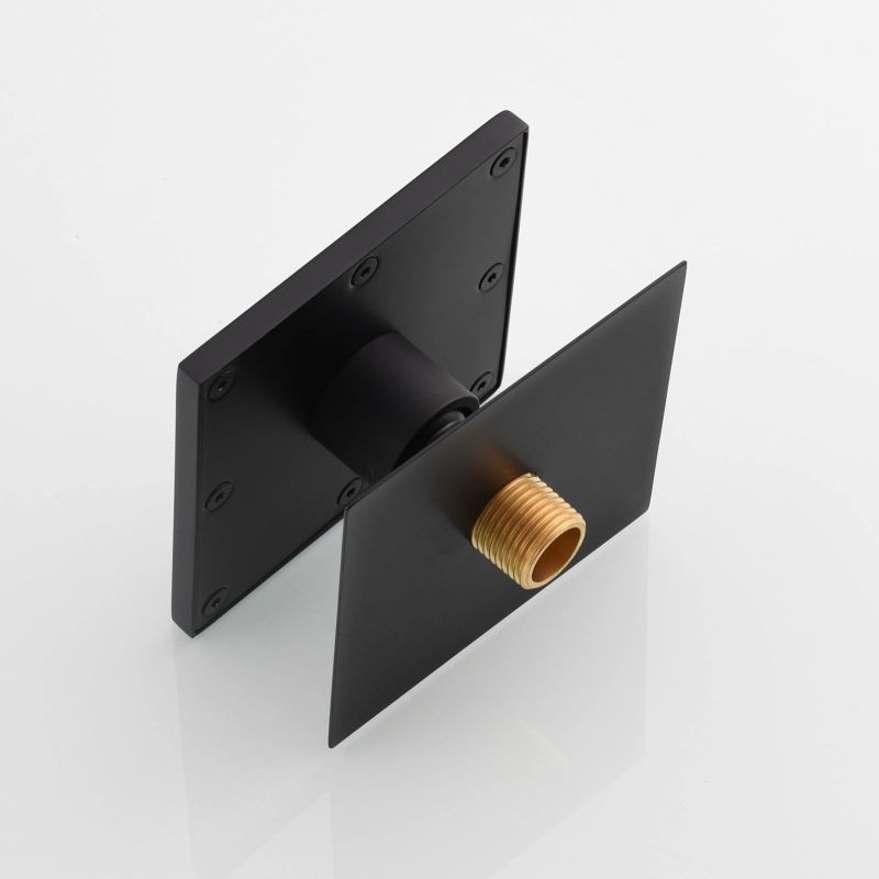 Tecmolog Brass Shower Body Spray Jets Wall Mount Flow Square Shower Jets and 360° Rotation