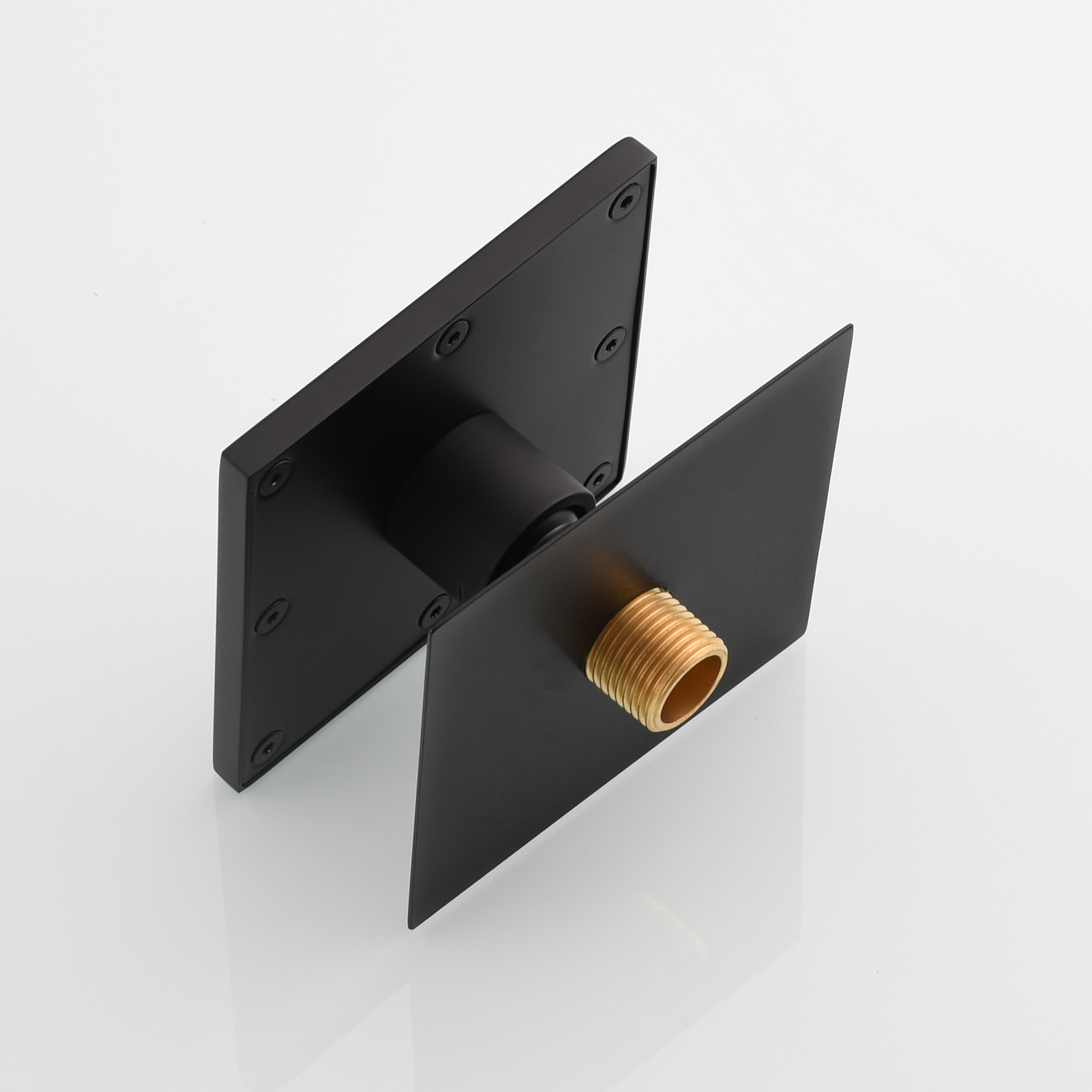 Tecmolog Brass Shower Body Spray Jets Wall Mount Flow Square Shower Jets and 360° Rotation