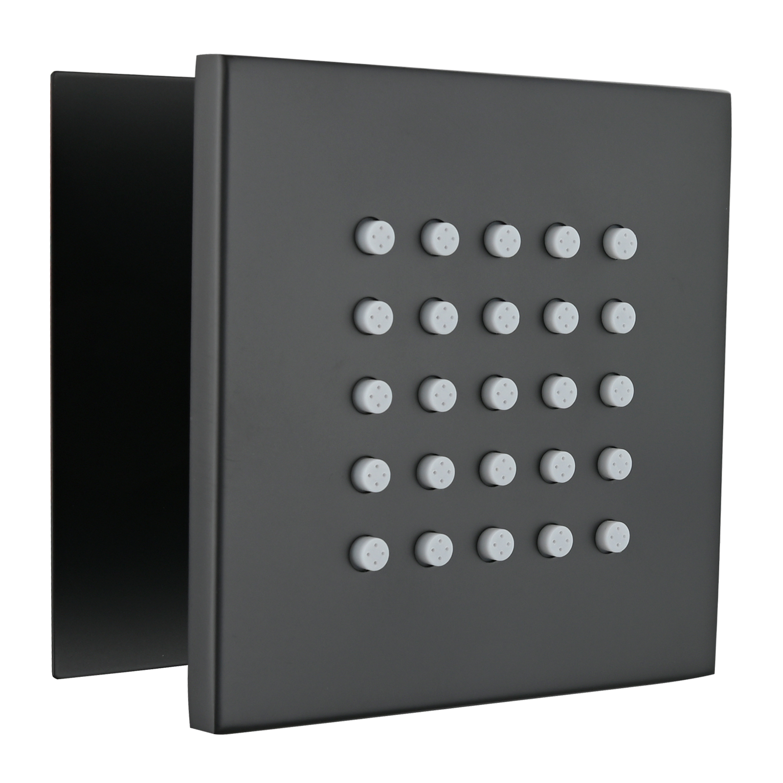 Tecmolog Brass Shower Body Spray Jets Wall Mount Flow Square Shower Jets and 360° Rotation