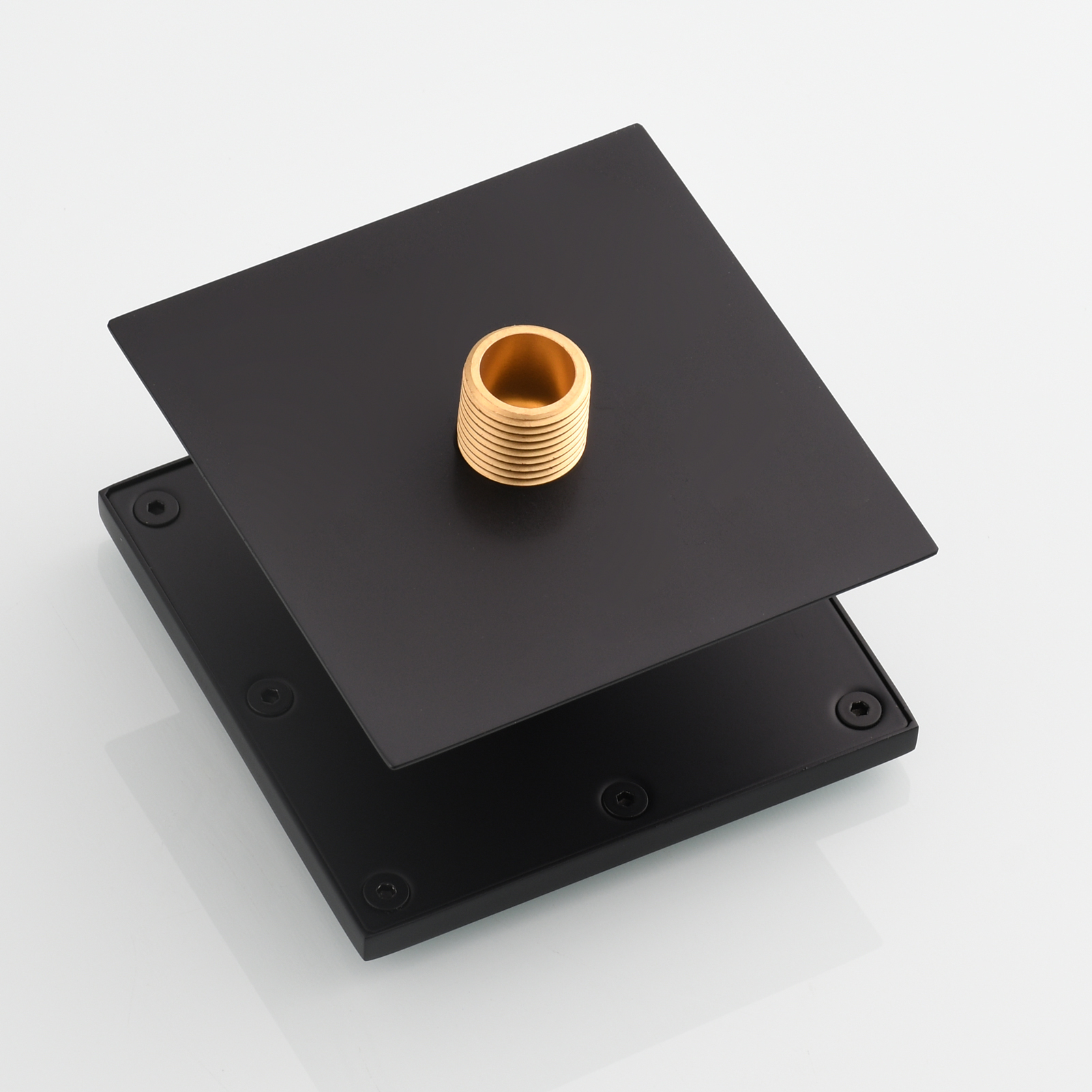 Tecmolog Brass Shower Body Spray Jets Wall Mount Flow Square Shower Jets and 360° Rotation