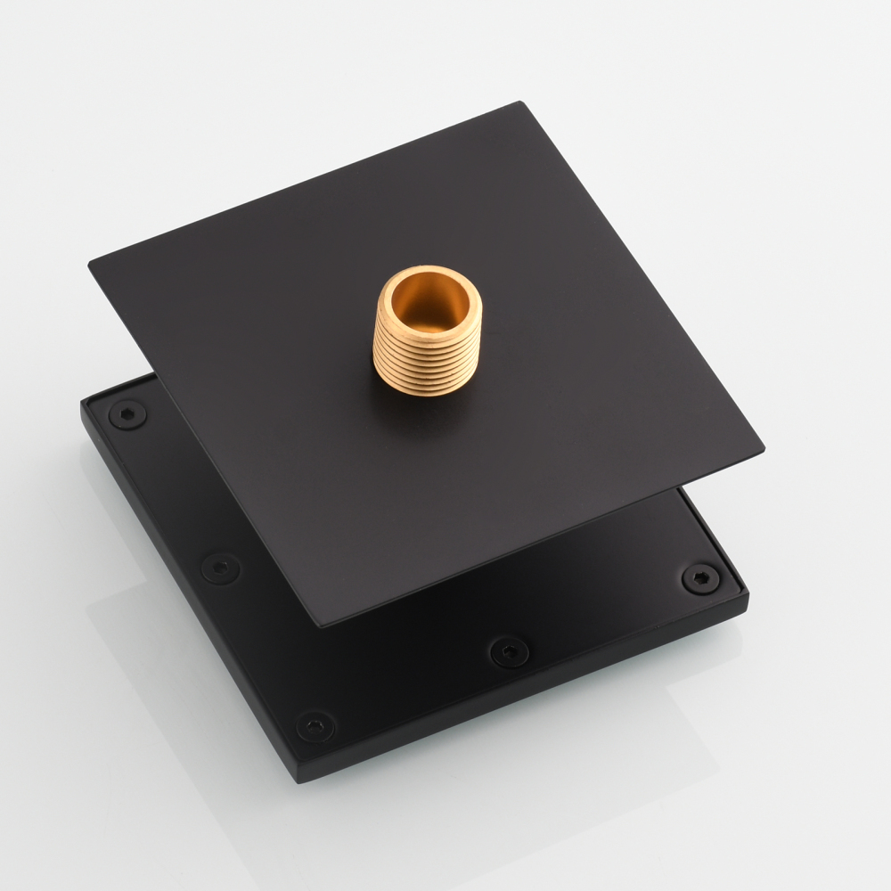 Tecmolog Brass Shower Body Spray Jets Wall Mount Flow Square Shower Jets and 360° Rotation